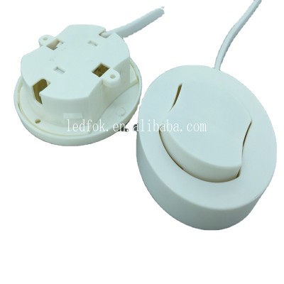 65mm OD recess /surface mounted switch 250V 2A silver and white color